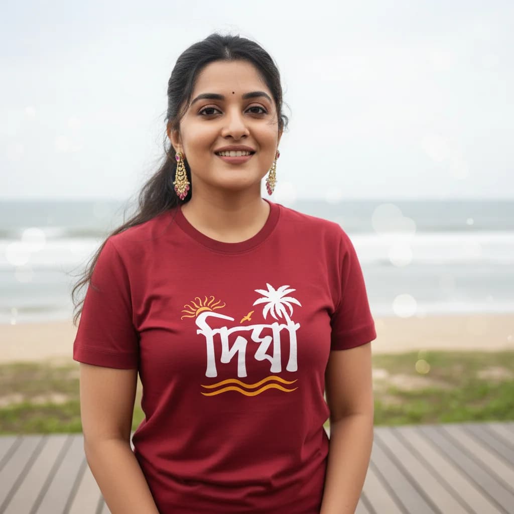 Digha T-Shirt (Women) - Bengali Travel T-Shirt